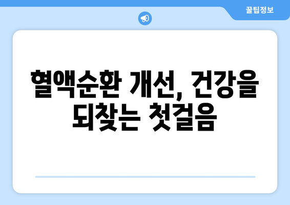 혈액순환 개선을 위한 영양제 & 음식| 건강한 혈액순환을 위한 완벽 가이드 | 혈액순환 개선, 혈액순환에 좋은 음식, 혈액순환 영양제, 건강 정보