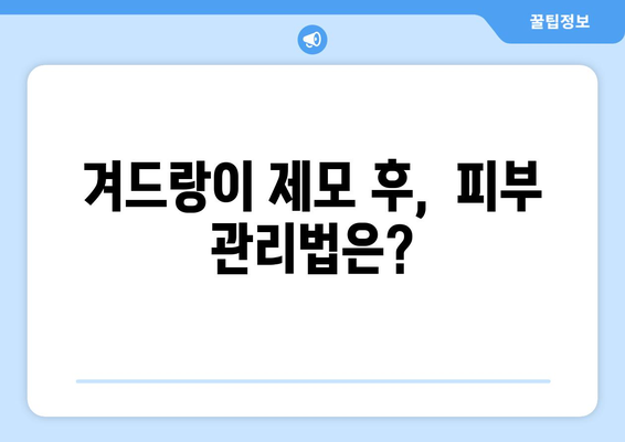 겨드랑이 제모 부작용, 알고 하세요! | 겨드랑이 제모, 부작용 종류, 예방법, 관리법