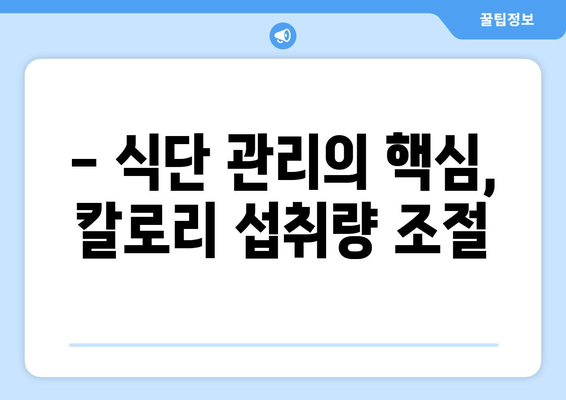 다이어트 성공을 위한 칼로리 관리 팁| 꼭 알아야 할 주의사항과 칼로리 높은 음식 | 다이어트, 칼로리, 식단 관리, 체중 감량