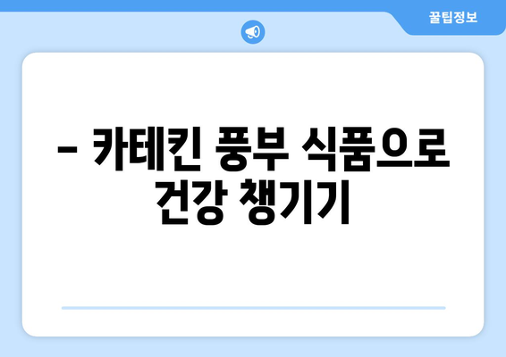 녹차 카테킨의 놀라운 효능과 부작용| 건강하게 다이어트하는 방법 | 카테킨 풍부 식품, 녹차 효능, 다이어트 팁