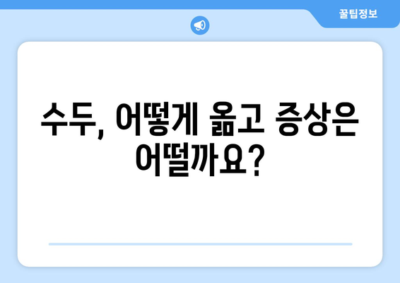 수두, 증상부터 예방까지 완벽 가이드 | 수두 증상, 원인, 치료, 예방법, 어린이 질병