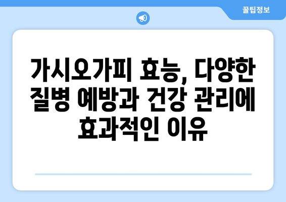 가시오가피의 효능과 부작용, 먹는 법 총정리 | 피로 회복, 면역력 강화, 건강 관리