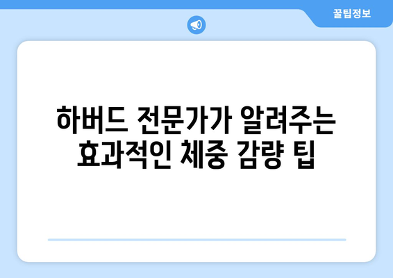 하버드식 다이어트, 올해 체중 감량 성공 전략| 효과적인 팁과 실천 가이드 | 건강, 다이어트, 체중 감량, 식단