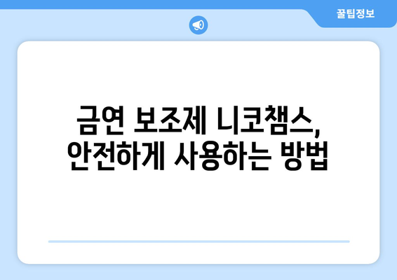 니코챔스 부작용, 알아야 할 모든 것 | 니코틴, 금연, 전자담배, 건강, 주의사항