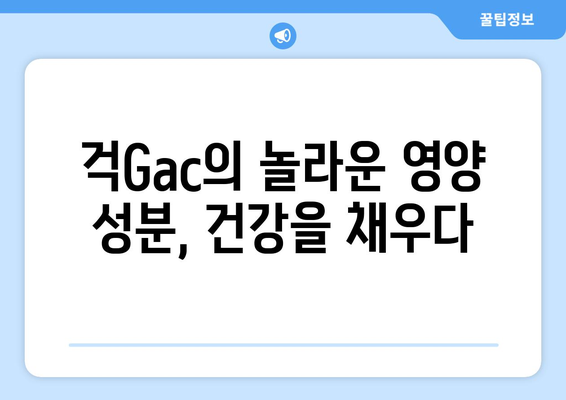 걱Gac Fruit의 놀라운 효능과 영양 성분, 걱오일의 매력까지! | 걱Gac, 걱오일, 효능, 영양 성분, 주의사항