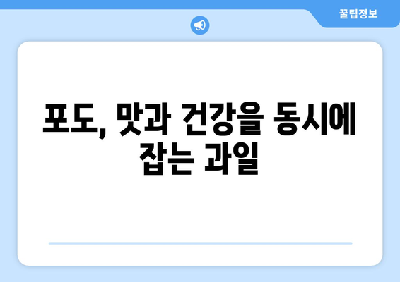 포도, 건강에 좋은 효능과 주의해야 할 부작용 | 포도 효능, 포도 부작용, 포도 섭취, 건강 정보