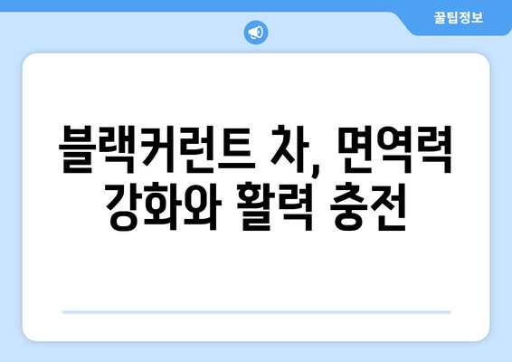 블랙커런트의 놀라운 효능과 부작용, 그리고 맛있는 차 만드는 방법 | 건강, 레시피, 블랙커런트 차