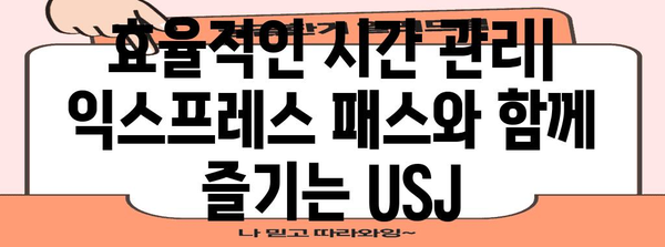 USJ 놀이기구 정복 | 익스프레스 패스 꿀팁으로 시간 절약