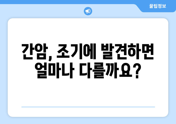 간암 조기 진단과 치료| 완벽 가이드 | 간암, 조기 검진, 치료 방법, 생존율, 예방