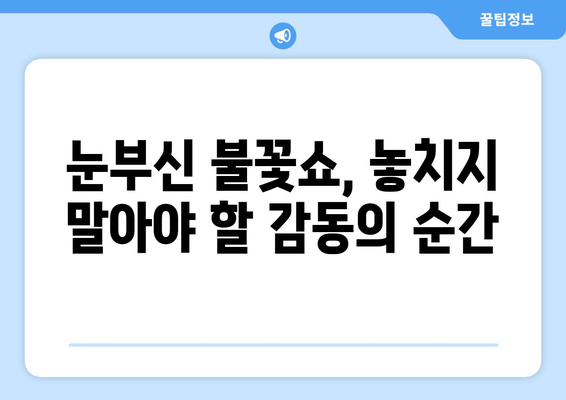 가을밤의 낭만을 터뜨리는 이월드 불꽃축제 완벽 가이드 | 꿀팁, 일정, 코스, 주차 정보