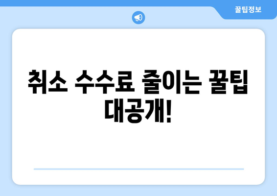 제주항공 취소 수수료 분석| 알아두면 비용 절약하는 꿀팁 | 취소 규정, 환불 정책, 추가 비용 완벽 정리