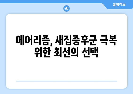 새집증후군, 에어리즘으로 날려버리세요! | 공기질 개선을 위한 5가지 방법과 효과