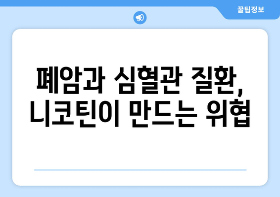 니코틴의 부작용| 건강에 미치는 영향 | 흡연, 전자담배, 금연, 건강, 폐암, 심혈관 질환