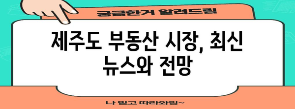 제주도 부동산 시장 분석 | 투자 꿀팁과 뉴스 업데이트