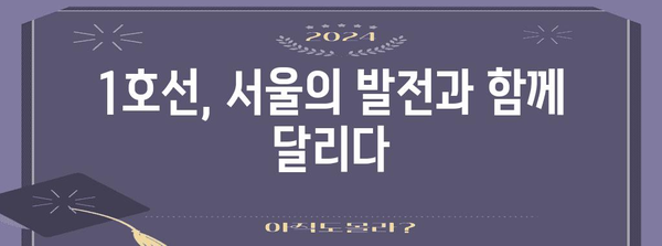 1호선 노선도 | 서울 지하철의 역사와 현황