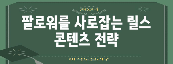 인스타그램 릴스 조회수 폭발! 성공 비결