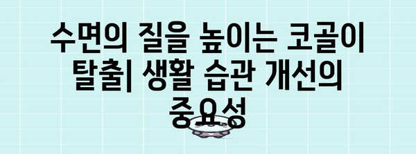 코골이 해결하기 | 궁극적 대처법 및 팁