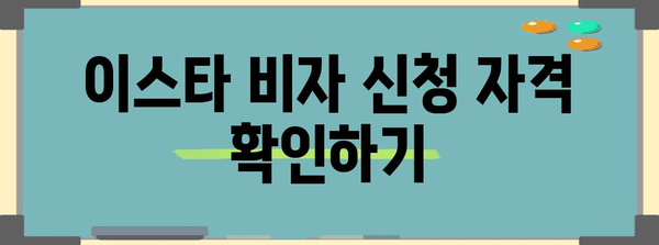 이스타 비자 신청에 필요한 모든 것 | 단계별 안내