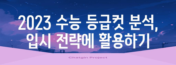 2023 수능 등급컷 분석| 과목별, 영역별 예상 등급컷 & 변화 추이 | 수능 등급컷, 수능 분석, 입시 전략