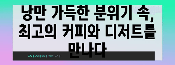 속초 보사노바에서 즐기는 명품 커피와 디저트 | 여름의 달콤한 휴식