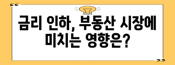 부동산 시장 현황 | 바닥인가? 금리 인하와 가격 상승 분석