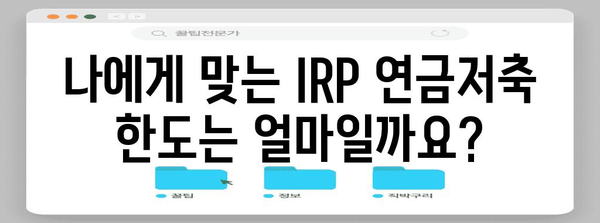 연말정산 IRP 연금저축 한도, 꼼꼼히 따져 최대 절세 혜택 받으세요! | 연말정산, 절세, IRP, 연금저축, 한도