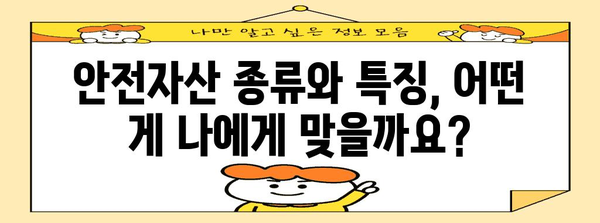 안전자산 투자 | 리스크 줄이는 가이드