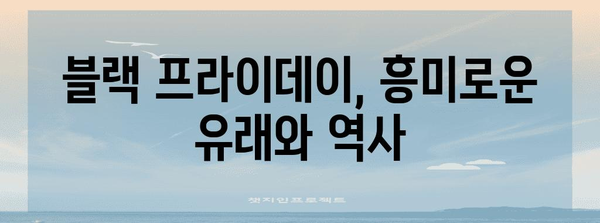 블랙 프라이데이, 미국 소비문화를 뒤흔든 역사 | 블랙프라이데이 유래, 역사, 의미, 기원, 미국 쇼핑 문화