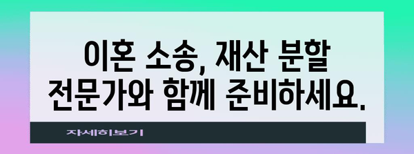 이혼 소송 재산 분할 전략 | 핵심 쟁점 및 대처 안내