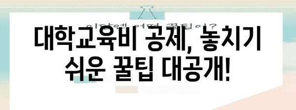 연말정산 대학교육비 공제 대상 완벽 정리 | 2023년 최신 기준, 자녀 학자금 공제 혜택 받는 방법